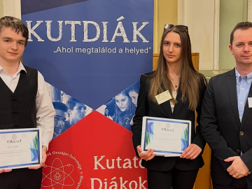 Újabb kiemelkedő eredmények a TUDOK-on Pécsett