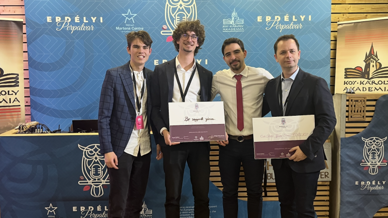Győzelem a VI. Erdélyi Perpatvar vitaverseny döntőjén