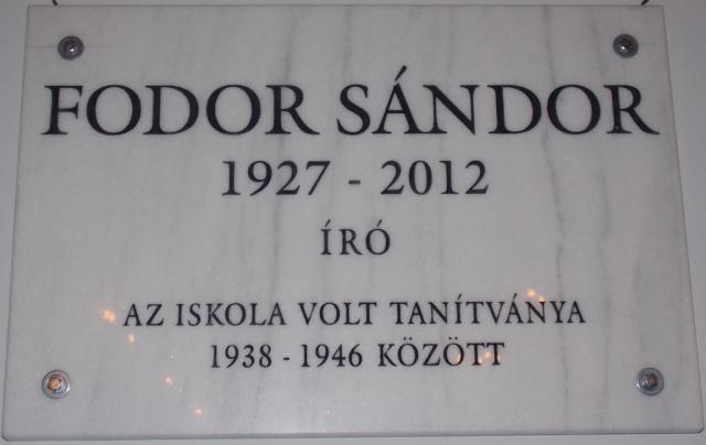 Fodor Sándor születésének 90. évfordulójára
